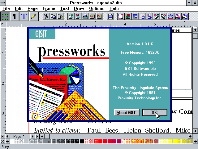 Pressworks 1.0 - About